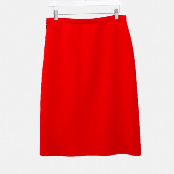 Dennis Merotto Crepe Wool Skirt - Picture 2 of 7